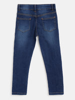 Tales & Stories Boys Blue Cotton Slim Fit Jeans-2