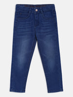 Tales & Stories Boys Blue Cotton Slim Fit Jeans