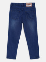 Tales & Stories Boys Blue Cotton Slim Fit Jeans-2